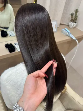 ロング 兼古 望羽のヘアスタイル