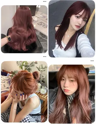 カラー 佐野 叶羽のヘアスタイル