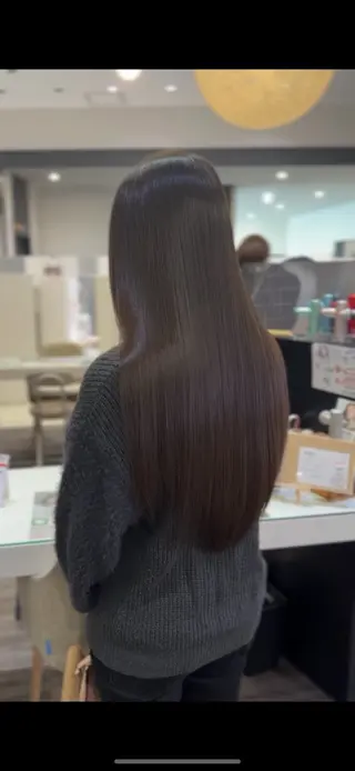 ロング 白髪ぼかし/髪質 改善/KOMORIのヘアスタイル