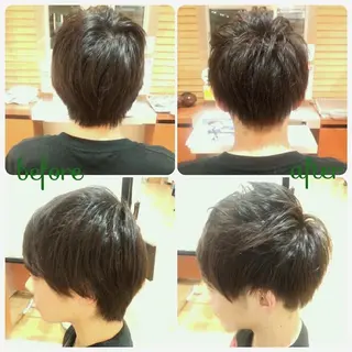 メンズ ショート EARTH 池田 雄太のヘアスタイル