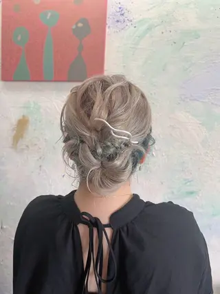 ヘアアレンジ 角戸 りおのヘアスタイル