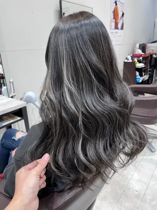 ロング 白髪ぼかし/髪質 改善/KOMORIのヘアスタイル