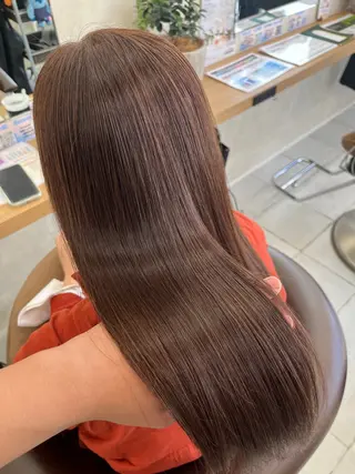ロング カラー 縮毛矯正専門💎/ 髪質改善ストレートのヘアスタイル