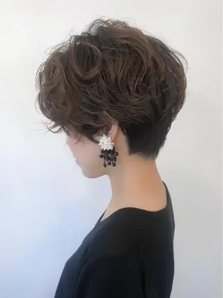 ショート カラー ダメージレスサロン✨ kayo🌱のヘアスタイル