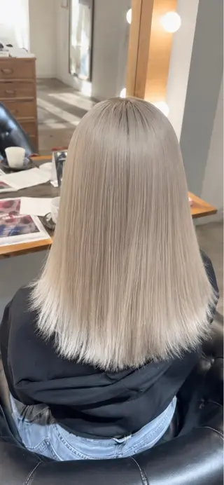 セミロング カラー 🌀メンズパーマ🌀 平川海夢のヘアスタイル