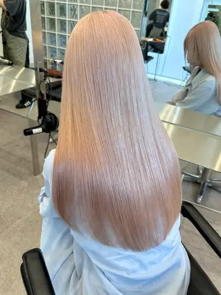 ロング ミルクティーベージュ レイヤー/あげは🎀のヘアスタイル