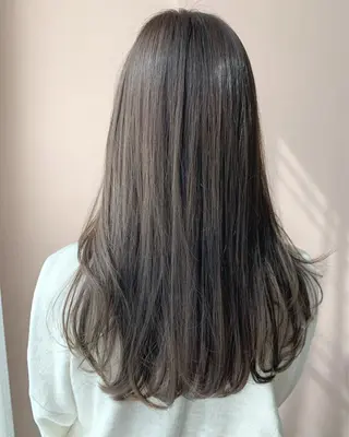 ロング カラー hubhair レイヤー/透明感のヘアスタイル