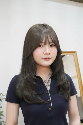 ロング カラー ブリーチなし透明感 カラー/チサト🌿のヘアスタイル
