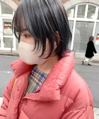 ショート カラー 樫原裕二/似合わせ カット/透明感カラーのヘアスタイル