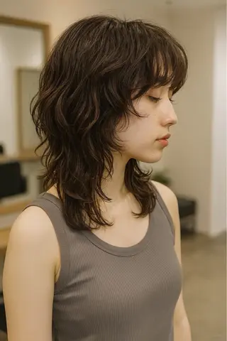 セミロング パーマ 🏁片倉 玲旺🏁のヘアスタイル