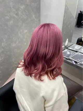 ミディアム カラー 東谷栞里 /カラーモデル募集中のヘアスタイル