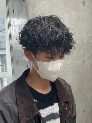 パーマ メンズ メンズモテパーマ💙 fuwaのヘアスタイル
