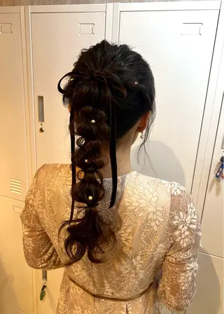 ヘアアレンジ 吉田 敦月のヘアスタイル