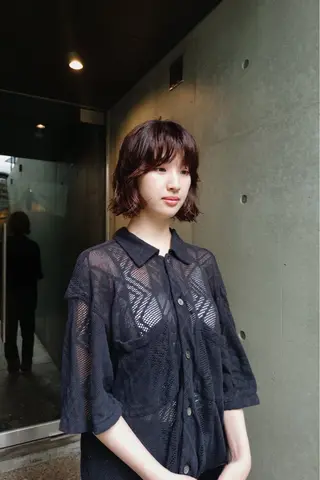 ショート ボブパーマ🥣KON コンナツミのヘアスタイル