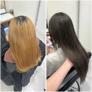 カラー SHUNTA✨ NEXT/ブリーチのヘアスタイル