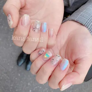 ネイル 地爪育成💅 kanaoanailのネイルデザイン