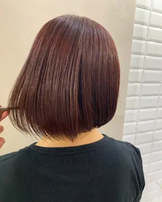 ショート カラー hubhair レイヤー/透明感のヘアスタイル