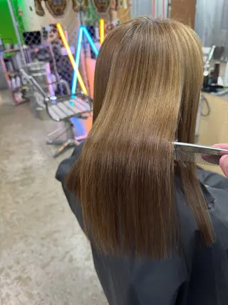 ロング 美髪ナチュラルヘア のぐちよしきのヘアスタイル