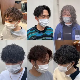 セミロング パーマ パーマ職人 渡邊　優雅のヘアスタイル