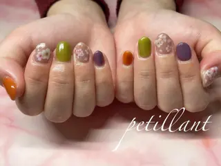ネイル nail salon petillantのネイルデザイン