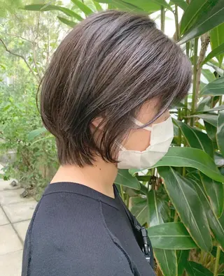 ショート カラー 透明感カラー✂︎ /縮毛矯正/YUKAのヘアスタイル