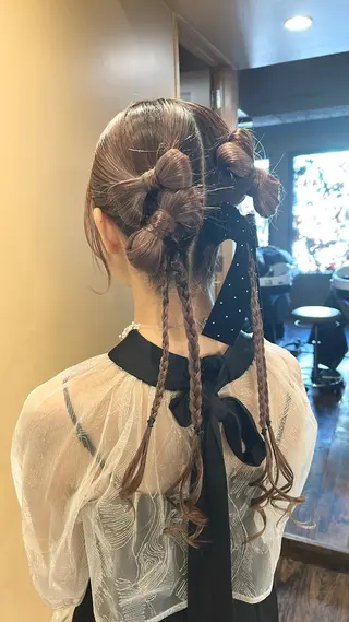 ヘアアレンジ 渋谷/透明感カラー chisaのヘアスタイル