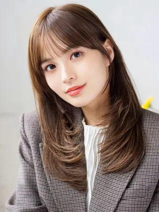 セミロング 🧶 Towa 艶髪カラー🧶のヘアスタイル