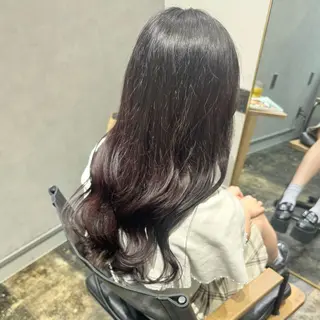 ロング カラー パーマ 暖色カラー/ブリーチ 🎀オビツメイ🎀のヘアスタイル