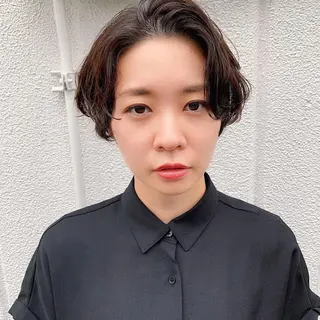 ショート カラー 中川 竜誠のヘアスタイル