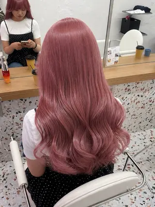 カラー 🍒ベージュ/ピンク ベージュ🍒なつきのヘアスタイル