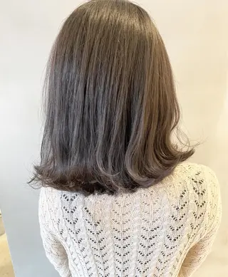 ミディアム カラー ヘアアレンジ ネイル マツエク・マツパ 夜23時まで予約🉑 reverieあきらのヘアスタイル