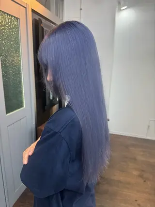 カラー Asami／名古屋／ ハイトーン／デザインのヘアスタイル