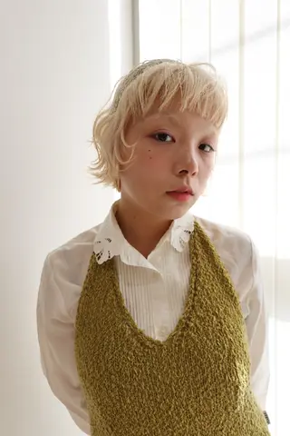ミディアム 柏Perm/UC HIBORINAMIのヘアスタイル