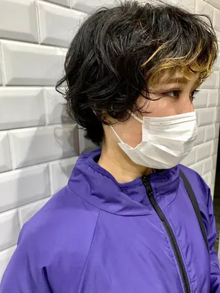 ショート パーマ appiis 柳田葵　横浜のヘアスタイル
