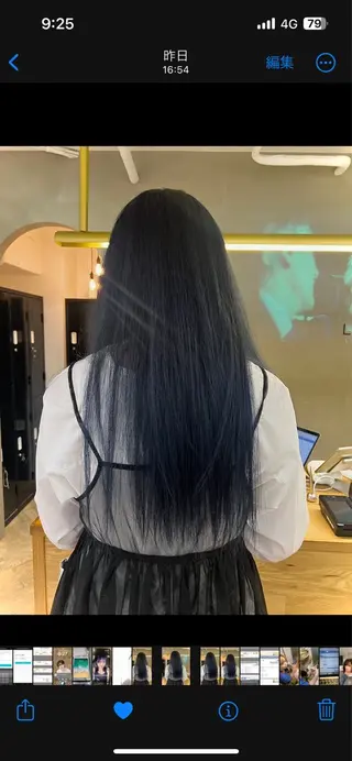 ロング 似合わせレイヤー ＆縮毛矯正のヘアスタイル