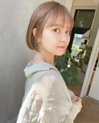 ショート カラー 🫧透明感ヘア🫧 🧸竹花　彩希🧸のヘアスタイル