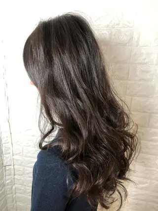 ロング 縮毛矯正/髪質改善 主税巧一のヘアスタイル