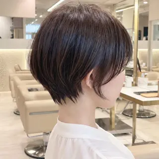 ショート 🍯無料の小顔 ショート/みゆ🍯のヘアスタイル