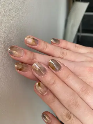 ネイル 草加ニュアンスネイル 🌚hersのネイルデザイン