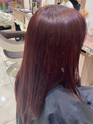 ロング カラー ☂️Ash 新杉田☂️山本のヘアスタイル