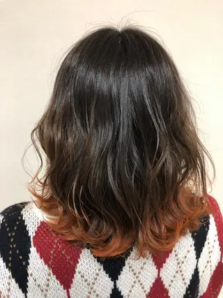 ミディアム カラー ヘアアレンジ enurk店 🍋 M I K U *のその他イメージ