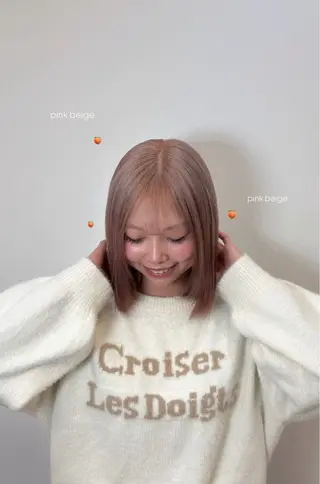 ミディアム カラー ひ な た⌇ elto 四条烏丸のヘアスタイル