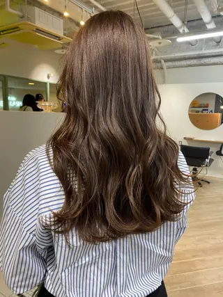 ロング カラー LUVISM新潟🎀 透明感カラー/ミユのヘアスタイル