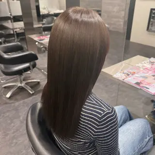 セミロング カラー 艶カラー✨/ ゆう🧸🍀のヘアスタイル