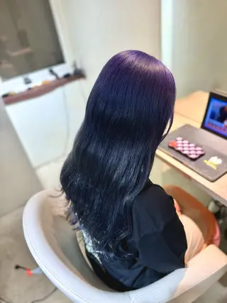 セミロング カラー ヘアアレンジ 🦋🫧艶髪カラー 🫧🦋あいりのヘアスタイル