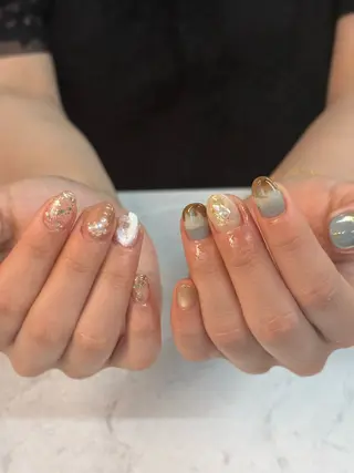 ネイル filonnail yui_ニュアンスのネイルデザイン