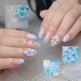 ネイル Sora nail 長さ出し専門店のネイルデザイン
