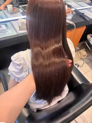 ロング カラー RABU 髪質改善/ 縮毛矯正/名古屋伏見のヘアスタイル