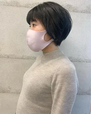 ミディアム カラー 透明感カラー✂︎ /縮毛矯正/YUKAのヘアスタイル