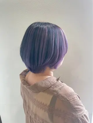 ショート カラー アルト 【blanc】春日のヘアスタイル